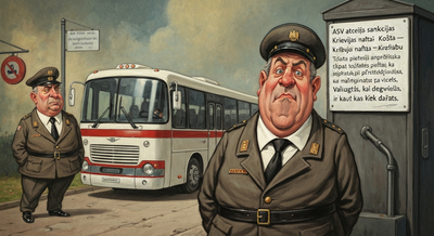 US Lifts Sanctions on Russian Oil — Kosta Angrier Than a Liepāja Resident Who's Been Waiting for a Bus at Tošele Stop