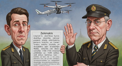 Zelenskis prezentē skaitļus, kurus Liepājas Olimpiskajā centrā saskaitītu stundas laikā