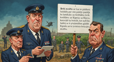 Briti nosūta uz Kipru karakuģus - baidās, ka tur nav pietiekami daudz tējas