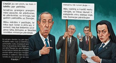 Netanjahu aicina irāņus nomest jūgu — Liepājā jau sen zinām, ka mols ir labāks par politiku