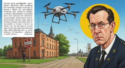 Somijas kartē parādījušies jauni objekti: Ukrainas droni kā alternatīva GPS navigācijai