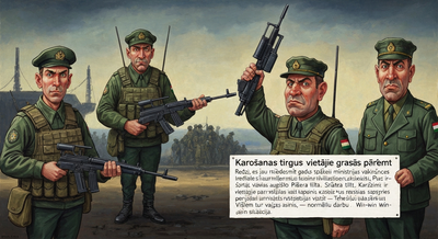 Karošanas tirgus Liepājā: vietējie ģenerāļi grasās pārņemt Aizsardzības ministrijas vakances