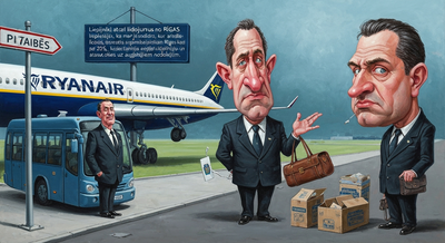 Ryanair atceļ lidojumus no Rīgas - liepājnieki priecājas, ka nav jāskaidro, kur atrodas lidosta