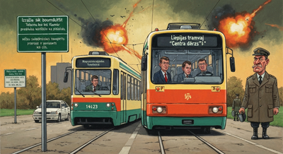 Izraēla sāk bombardēt Teherānu, bet Liepājas tramvajs joprojām brauc uz laiku