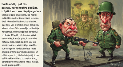 Sārts atklāj: pat tas, kur tu nopērc desiņas, var izšķirt karu — Liepāja gatava
