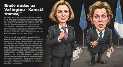 Braže dodas uz Vašingtonu - Karostā saka 'vismaz tur nav tramvaju'
