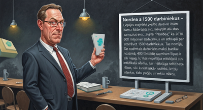 Nordea atlaiž 1500 darbiniekus - Liepājas zvejnieki piedāvā darbu ar tikko noķertajām zivīm