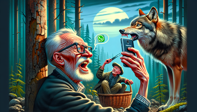 VMD tagad vāc vilku selfijus ar WhatsApp - modernās tehnoloģijas sastop Latvijas mežus