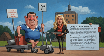 Liepāja Residents Discover Revolution: Vacuum Cleaner Is Not Just a Household Appliance, But Also Sports Equipment