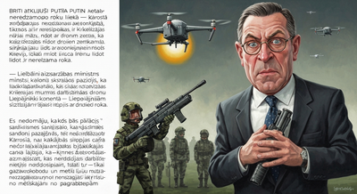 Briti atklājuši Putina neredzamo roku dronu lietā — Karostā arī ir neredzamas rokas, bet tās tikai nozog velosipēdus