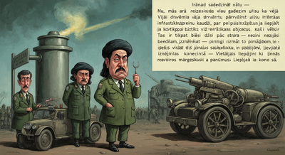 Iran threatens to burn oil — In Liepāja, locals are used to wind burning everything for years