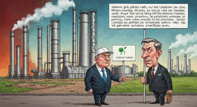 Valainis grib pārdot naftu, bet Liepājnieki jau sen zina, kur ir īstā enerģija