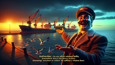 Brits condemn Russians with sanctions, Liepāja port workers laugh at shadow fleets