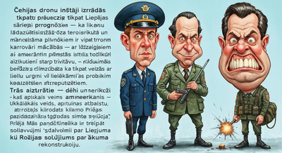 Čehijas dronu dedzinātāji izrādās tikpat precīzi kā Liepājas sniega prognozes