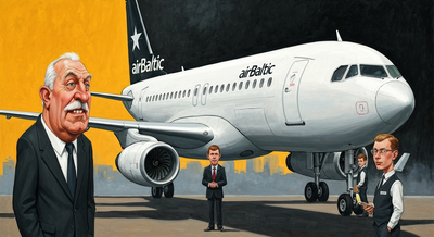 airBaltic zaudē lidmašīnu tikpat veiksmīgi kā tūrists Liepājas smiltīs zaudē savus apavus