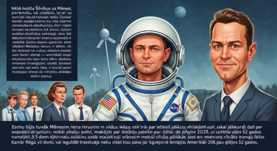 NASA nosūta četrus cilvēkus uz Mēnesi, lai pierādītu, ka viņi var iztērēt naudu ātrāk nekā Liepājas Olimpiskā centra baseina apkalpošana