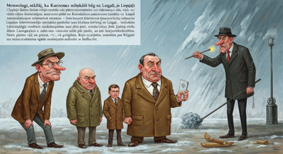 Meteorologi atklāj, ka Kurzemes mākoņi bēg uz Latgali, jo Liepājā viņiem ir par karstu