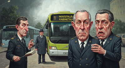 Rīgas šoferis nokļūst tuvāk Ministru kabinetam, nekā jebkad iepriekš — diemžēl ar autobusu