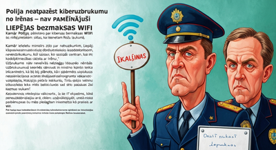 Polija neatpazīst kiberuzbrukumu no Irānas — acīmredzot nav pamēģinājuši Liepājas bezmaksas WiFi