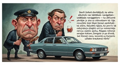 Deviņi šoferi pierādījuši, ka alkohols nav labākais navigators — Kurzemē tikai viens, jo pārējie zina ceļu uz Jūrmalas parku