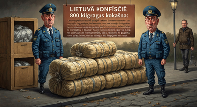 Lithuania Confiscates 800 Kilograms of Cocaine: More Than the Weight of All Sugar in Liepāja