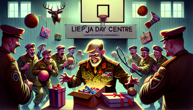 National Guard Reveals Secret: How to Transform Christmas Gifts into Basketball Hoops